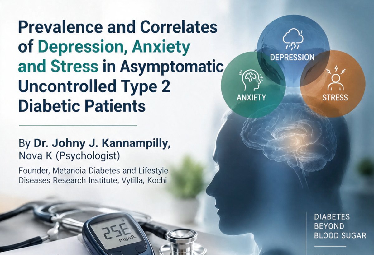 Research on depression, anxiety and stress in asymptomatic uncontrolled Type 2 diabetic patients